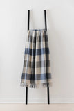 Patchwork Merino Lambswool Throw - Coastline
