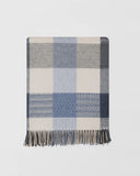 Patchwork Merino Lambswool Throw - Coastline