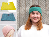 Knitted Twist Lambswool Headband & Earwarmer