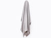 Herringbone 100% Cashmere Blanket - Light Grey