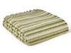 Aber Stripe Pure New Wool Throw - Olive