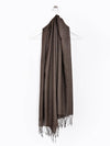 Swish Lightweight Silk & Wool Scarf - Mocha