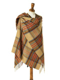 Tartan Lambswool Mini Shawl - Antique Dress Stewart