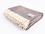 Herringbone Wool Blanket - Natural