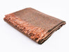 Oak Mills Herringbone Wool Blanket - Rust
