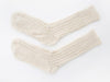 Alpaca Bed Socks - Cream White
