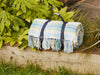 Cottage Check Waterproof Polo Picnic Blanket - Blue
