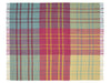 Stormness Check Pure New Wool Throw - Cerise/Mint