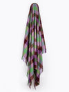 Check Superfine Merino Blanket - Green/Purple
