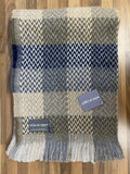 Random Check Celtic Weave Recycled Wool Throw