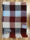 Random Check Celtic Weave Recycled Wool Throw