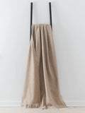 XL Clova Merino Lambswool Throw - Vicuna