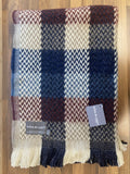 Random Check Celtic Weave Recycled Wool Throw