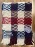 Random Check Celtic Weave Recycled Wool Throw