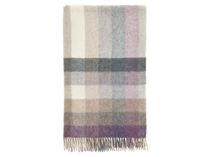 Woodale Pure New Wool Shetland Throw - Heather