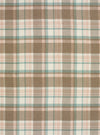 Portree Check Merino Lambswool Throw - Natural/Rose