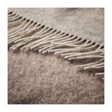 Dartmoor Reversible Pure New Wool Throw - Taupe