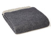 Dartmoor Reversible Pure New Wool Throw - Orion Blue
