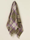 Skye Shetland Pure New Wool Throw - Heather
