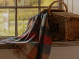 Dunira Merino Lambswool Throw - Sorbet