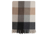 Dunira Merino Lambswool Throw - Natural