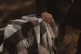 Dunira Merino Lambswool Throw - Natural