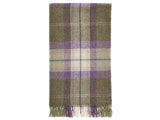 Skye Shetland Pure New Wool Throw - Heather