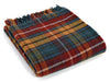Tartan Pure New Wool Blanket - Antique Buchanan