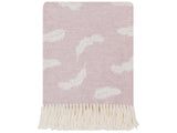 Feather Merino Lambswool Throw - Blossom