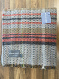 Large Checked Random Recycled Wool Blanket