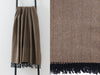 Dark Herringbone Lambswool Throws