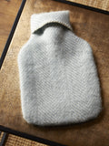 Herringbone Pure New Wool Hot Water Bottle