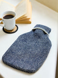 Herringbone Pure New Wool Hot Water Bottle