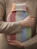Herringbone Pure New Wool Hot Water Bottle
