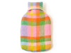 Pure New Wool Hot Water Bottle - Bright Check
