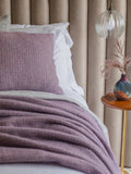 Illusion Pure New Wool Throw - Lavender