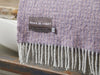 Illusion Pure New Wool Throw - Lavender