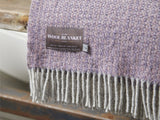 Illusion Pure New Wool Throw - Lavender