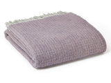 Illusion Pure New Wool Throw - Lavender