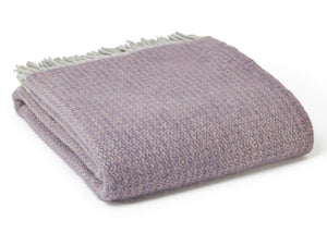 Illusion Pure New Wool Throw - Lavender