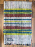 Small Checked Random Recycled Wool Blanket