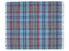 Chesil Check Pure New Wool Throw - Teal