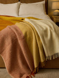 Paddock Check XL Pure New Wool Throw - Cinnamon