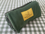 Snout & About - Green Fleece Dog Mat