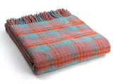 Trio Check Pure New Wool Blanket