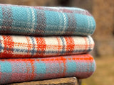Trio Check Pure New Wool Blanket