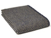 Twill Pure New Wool Blanket - Navy/Oatmeal