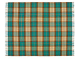 Winterton Merino Lambswool Throw - Jade