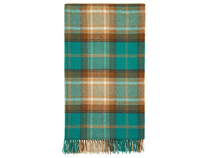 Winterton Merino Lambswool Throw - Jade