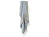 Dartmoor Reversible Pure New Wool Throw - Blue Mist